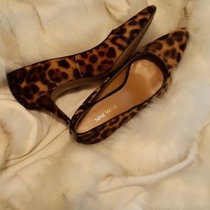 Leopard print heels